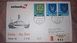 Swissair Geneve - Abu Dhabi 02.04.1982