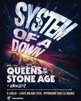 System Of A Down Ticket Milano