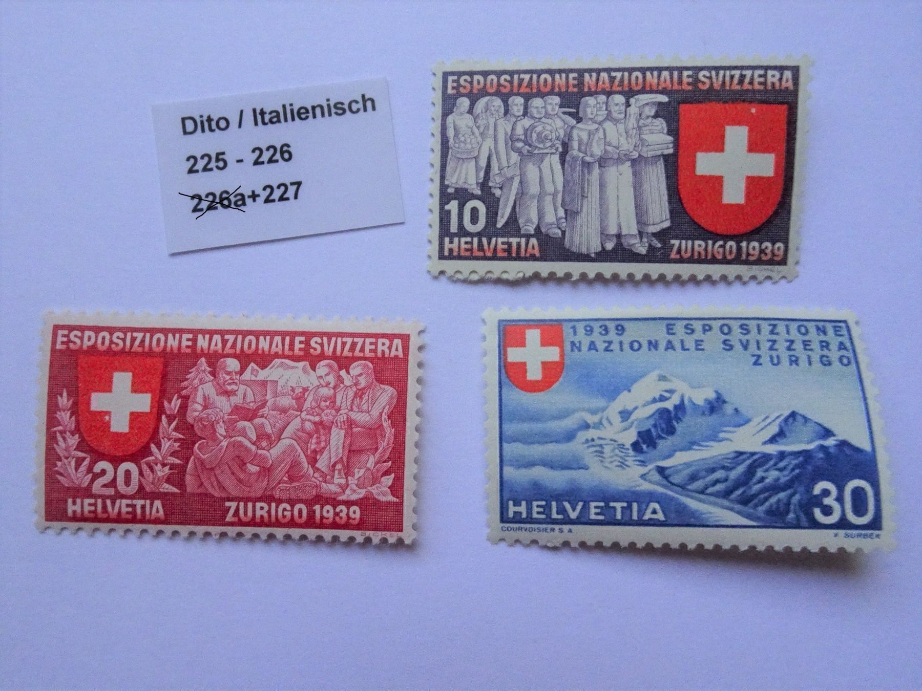 Tutti i francobolli: 1939** – Nuovo (secondo la descrizione) da Aadorf venduto da Chnorli-Furz