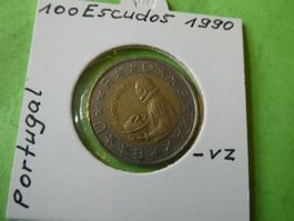 Portugal 1990, 100 Escudos