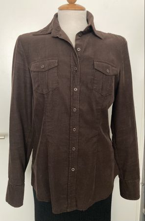 Braune Cordbluse von Biaggini, Grösse S, Top Zustand!