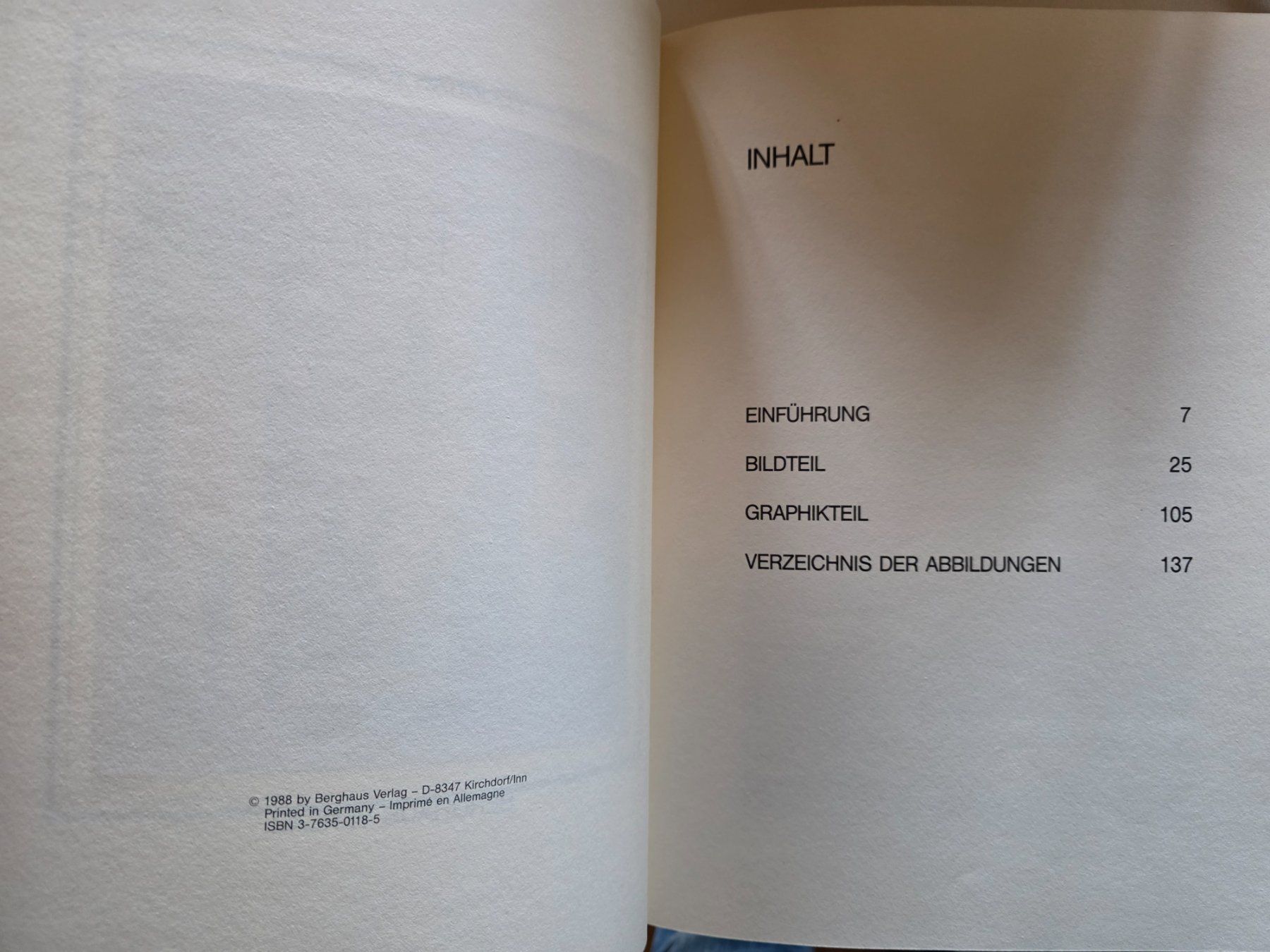 Bücher: Lyonel Feininger - Berghaus Verlag 1988 – Gebraucht aus Walterswil BE von Lonitti 2