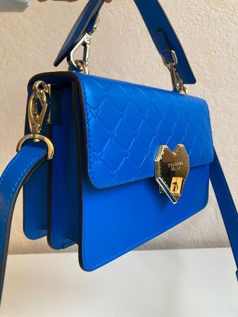 TOSCA BLU  Hangbag Leather Royal Blue NEW!!!