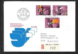 FDC Serie 614-616 Marken nicht zusammenhängend ET 14.9.1978