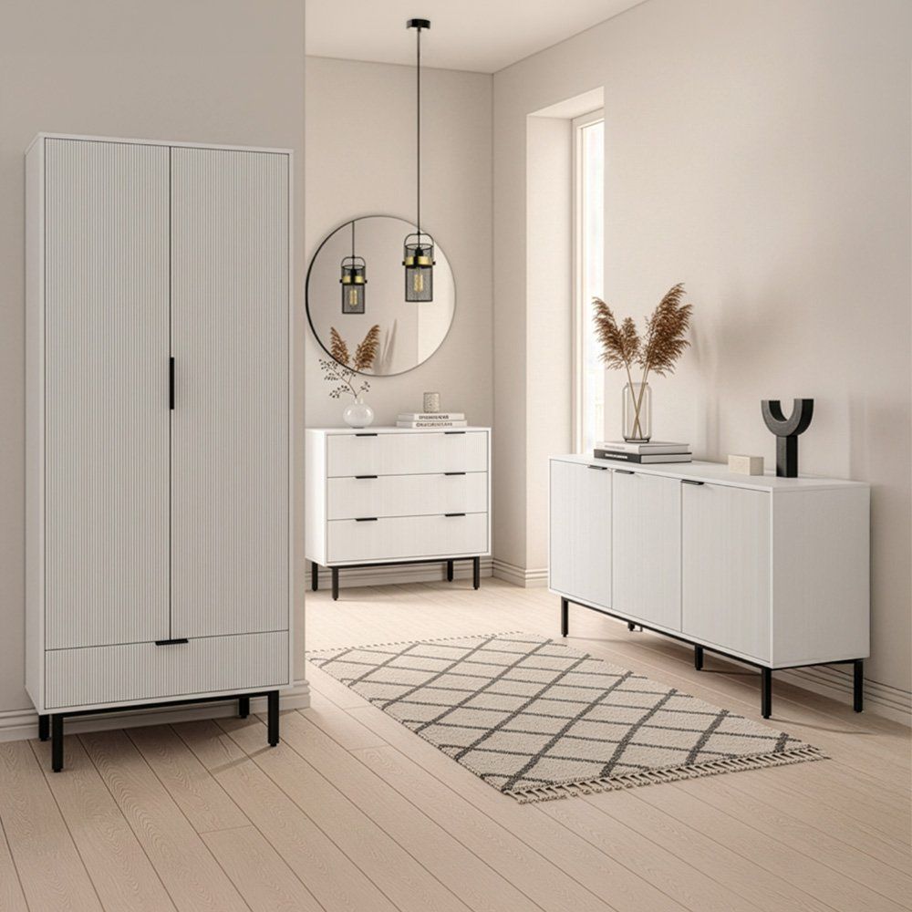 Cassettiere: Kommode 90x80cm NALA - Weiss – Nuovo e nell'imballaggio originale da Wallenwil venduto da toesstal-vertrieb 3