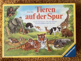 Vintage Gesellschaftsspiel "Tieren Auf Der Spur" (1991)