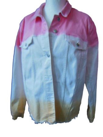 Gr. 46 48 BODYFLIRT schöne Jacke sommerlich mit Farbverlauf