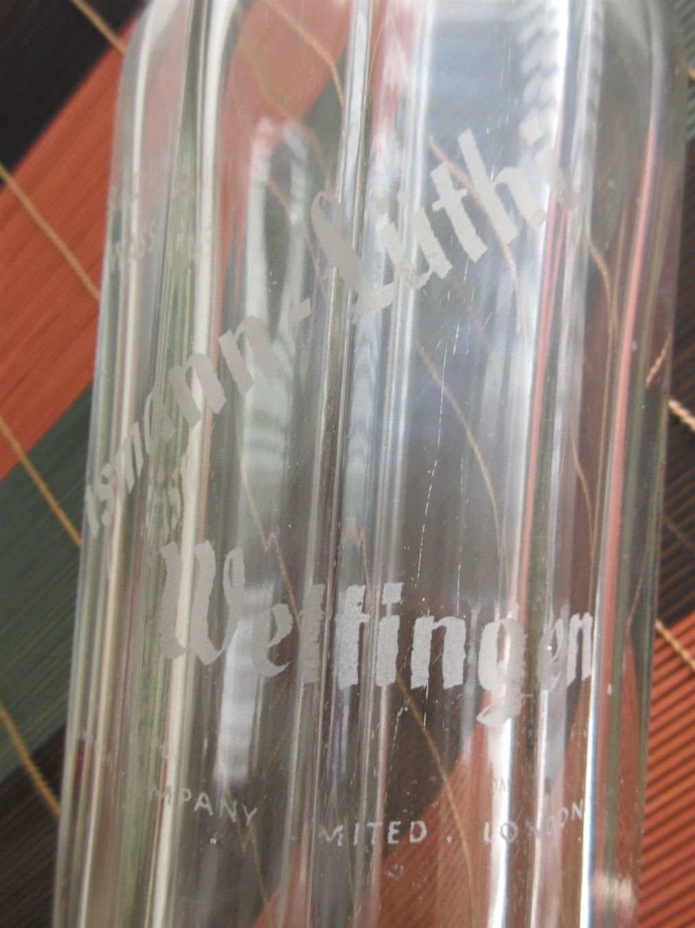 Bottiglie: Syphonflasche Erismann-Lüthi Wettingen – Usato da Binningen venduto da mondoantico 5