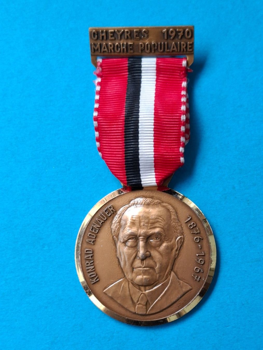 Medaglie: Konrad Adenauer 1970 (R703) – Usato da Schwanden GL venduto da Suvorov 2