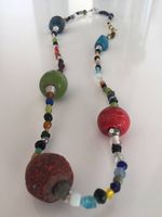 Bunte Kugelkette 75cm lang
