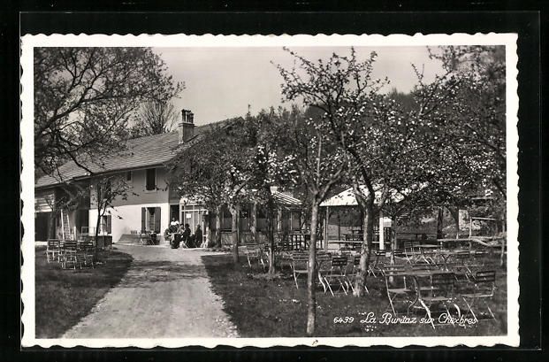 Cartoline postali: AK Chexbres, Cafe-Restaurant La Buritaz – Usato da Berlin venduto da bartko-reher