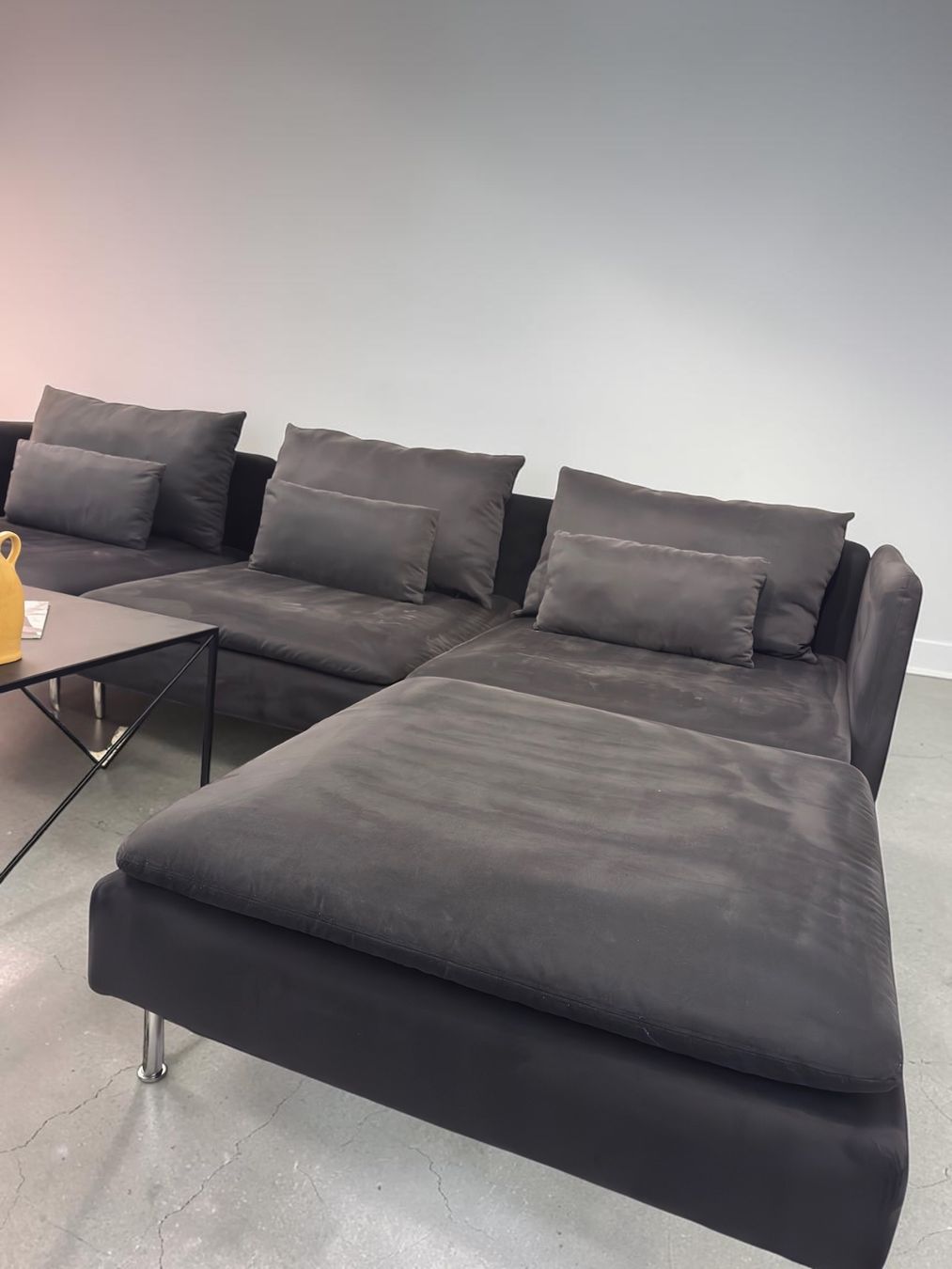 Divani: Modular Ecksofa Gratis Lieferung Schwarz – Nuovo (secondo la descrizione) da Fehraltorf venduto da Sofalab.swiss 4