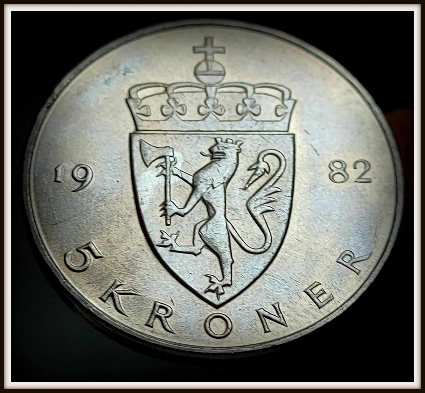 Tutti le monete: NORWEGEN 5 KRONER 1982 – Usato da Winterthur venduto da Creso70 1