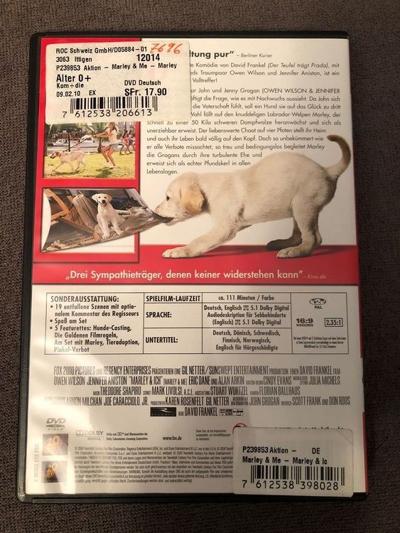 Tutti i DVDs: Marley & Ich – Usato da Zollikofen venduto da jde_72zf 1