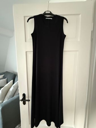 Adolfo Dominguez schwarzes Maxikleid Gr. XS, luftig, Sommer