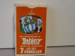 ASTÉRIX JEU DE CARTE 7 FAMILLES HÉRON