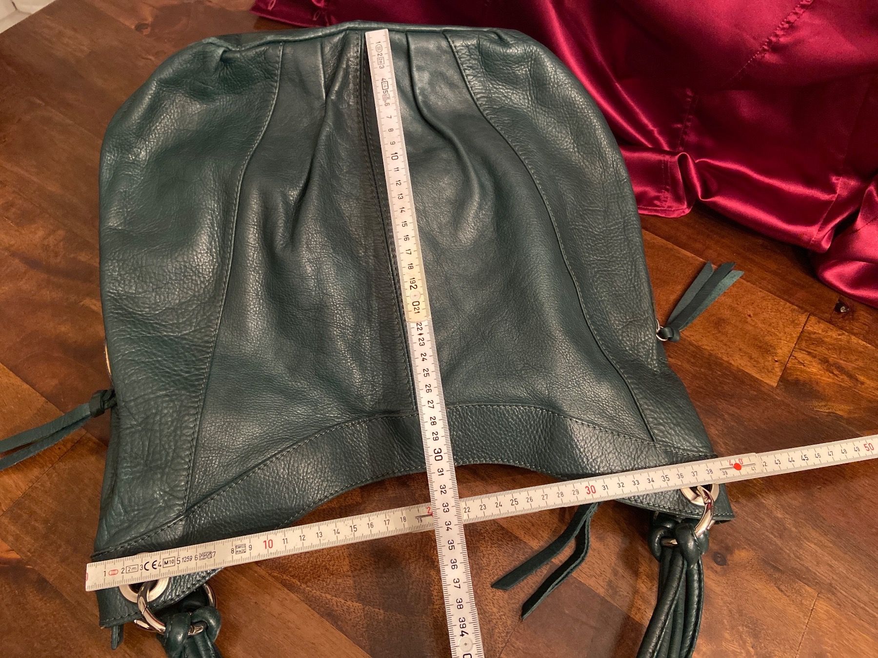 Taschen für Damen: Echtleder Tasche in Dunkelgrün – Gebraucht aus Klingnau von jazz065 5