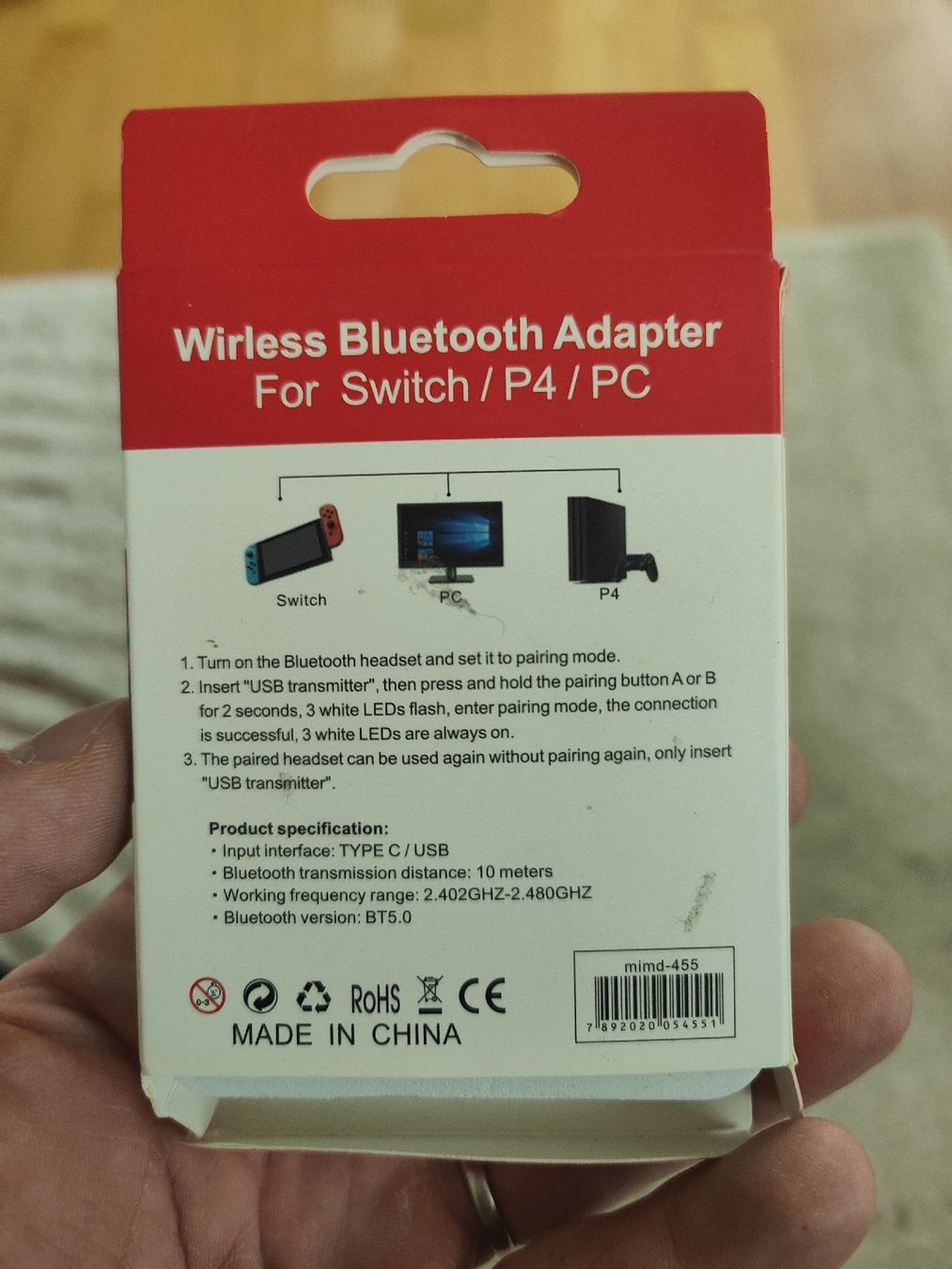 Laufwerke & Adapter: Neuer Bluetooth 5.0 Adapter für Switch, PS4 und PC – Neu und originalverpackt aus Bassersdorf von zoooropa 1