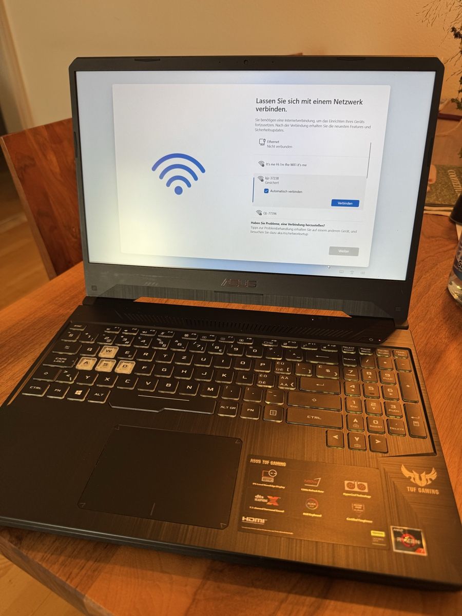 Asus Notebooks: Notebook ASUS FX505D, Gaming, guter Zustand – Gebraucht aus Burgdorf von Pistenbullyfahrer