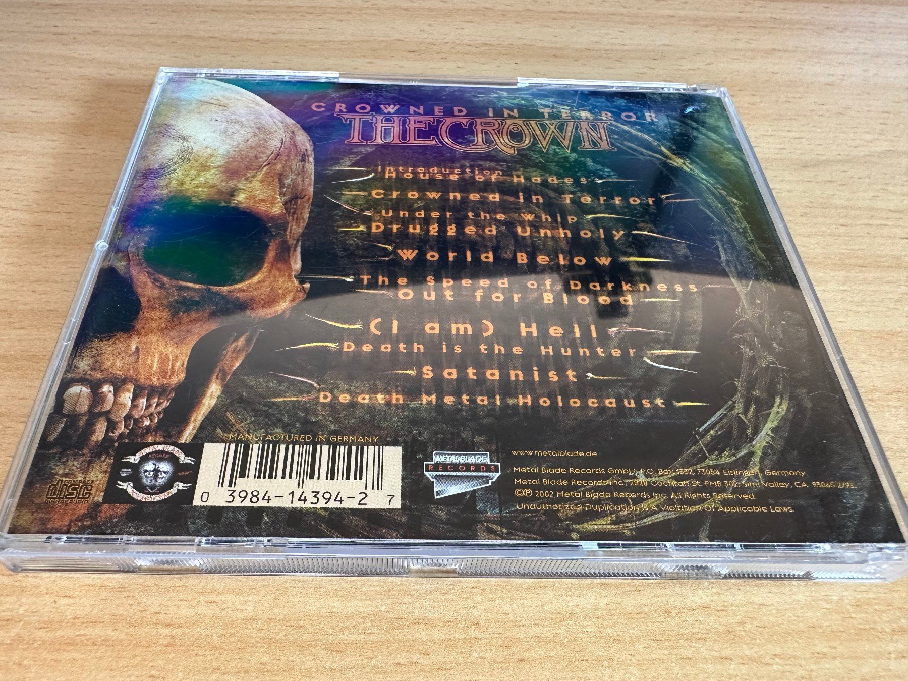 CD: The Crown – Crowned In Terror – Usato da Rikon im Tösstal venduto da Alpenmutz 1