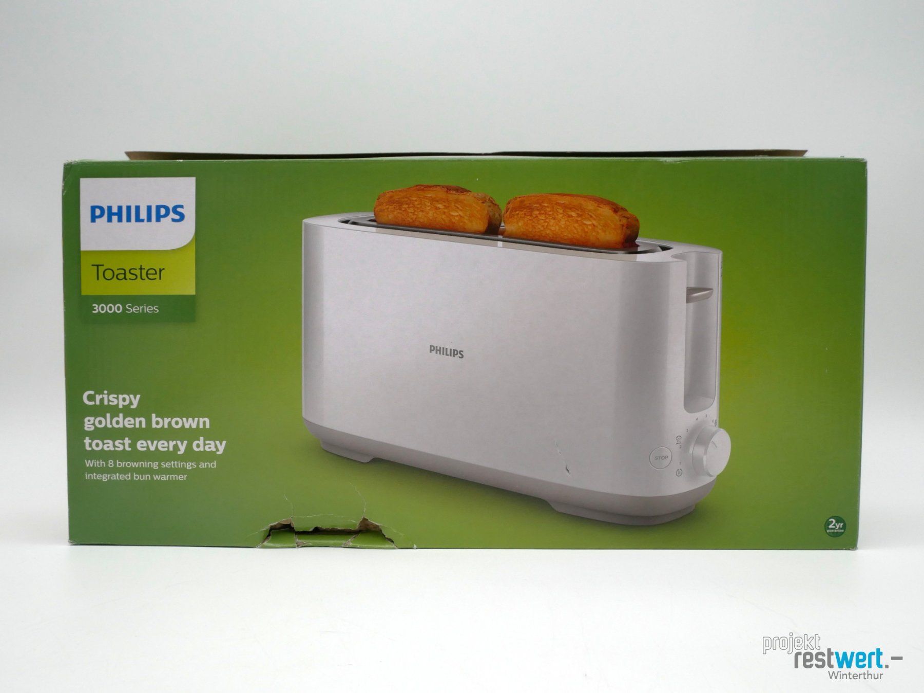 Philips Elettrodomestici da cucina: PHILIPS Daily Collection Toaster, HD2590/00 – Nuovo (secondo la descrizione) da Winterthur venduto da Restwert_Winterthur 7