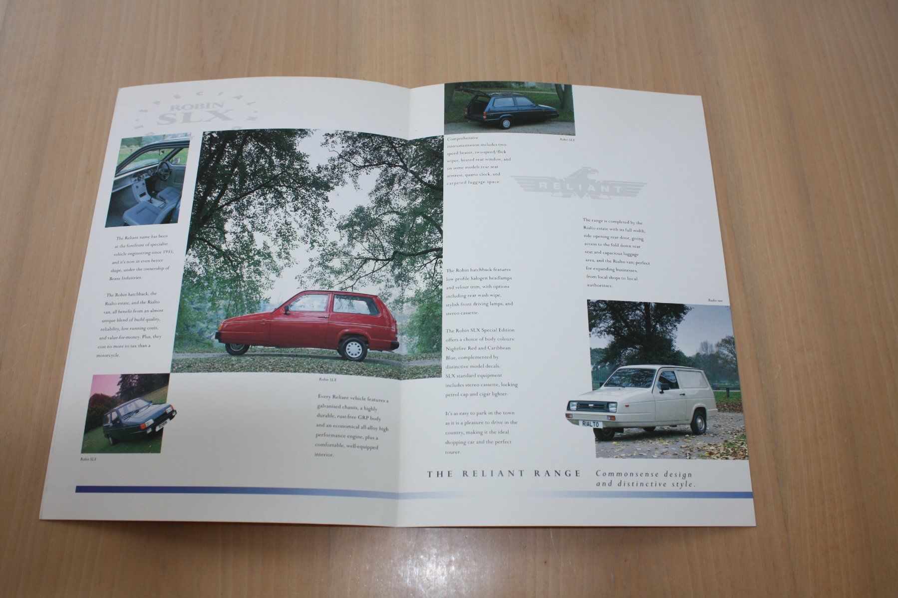 Reliant Dokumente: Reliant Robin Verkaufsprospekt – Gebraucht aus Wikon von erwin400 1