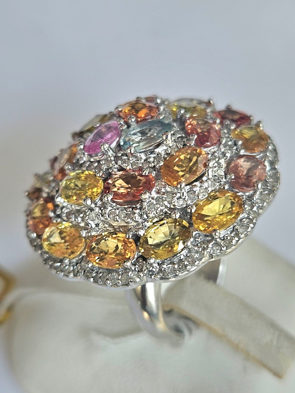 Anelli: Safir Diamant Fingerring – Nuovo (secondo la descrizione) da Zürich venduto da Benedikt21 6
