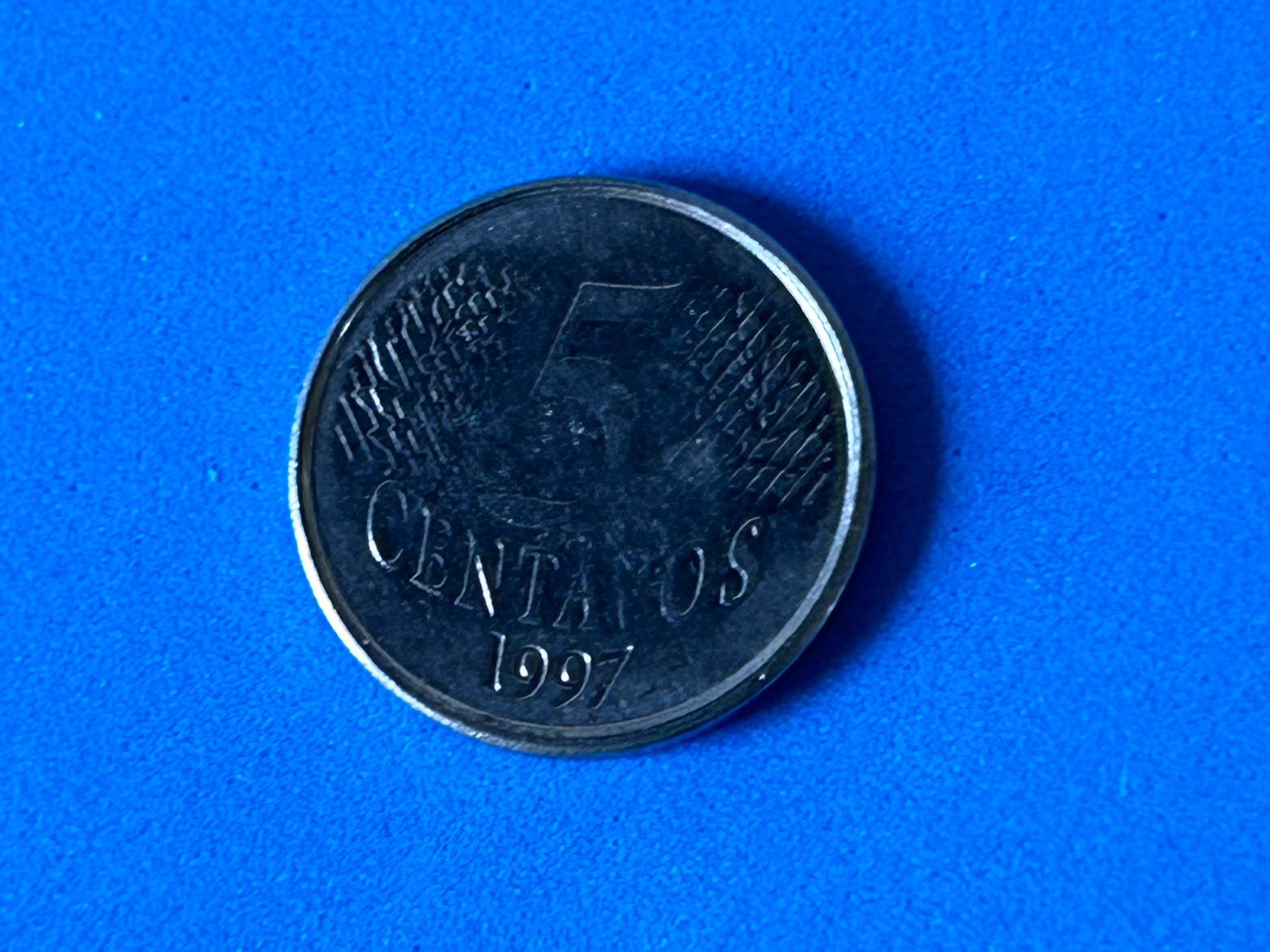 Tutti le monete: Brazil - 5 Centavos 1997 – Usato da Corcelles NE venduto da AJKader 6