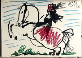 Pablo Picasso - Originale Vintage-Lithographie von 1961