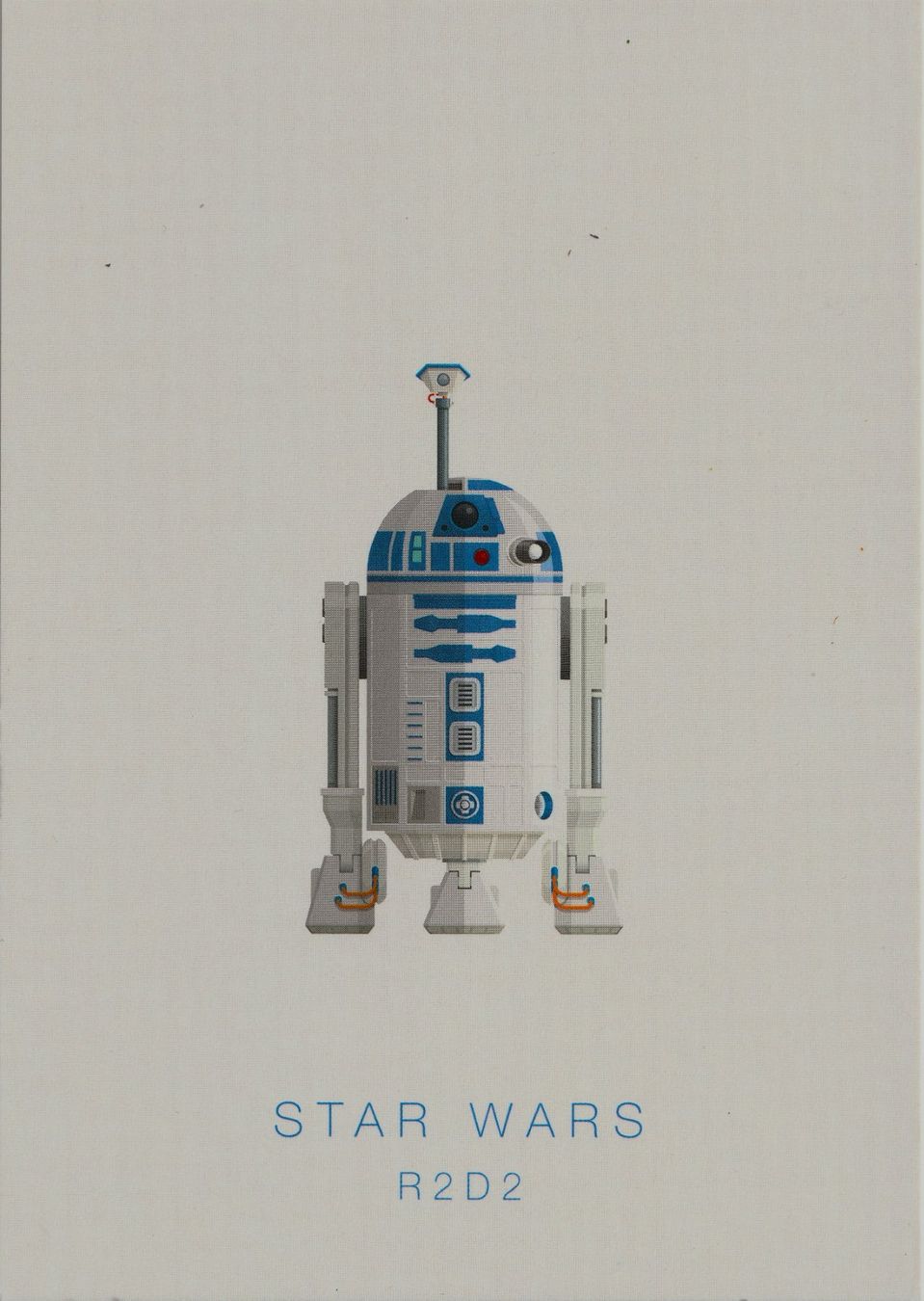 Ansichtskarten: Carte postale Star Wars R2D2 – Neu (gemäss Beschreibung) aus Romainmôtier von Iguazu12