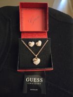Guess Schmuckset, Herz Design 💝 Ohrstecker & Kette