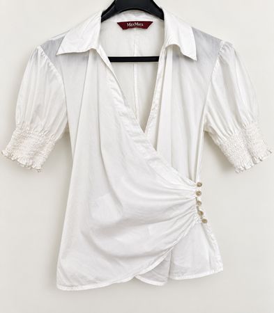 Max Mara elegant white shirt 🤍