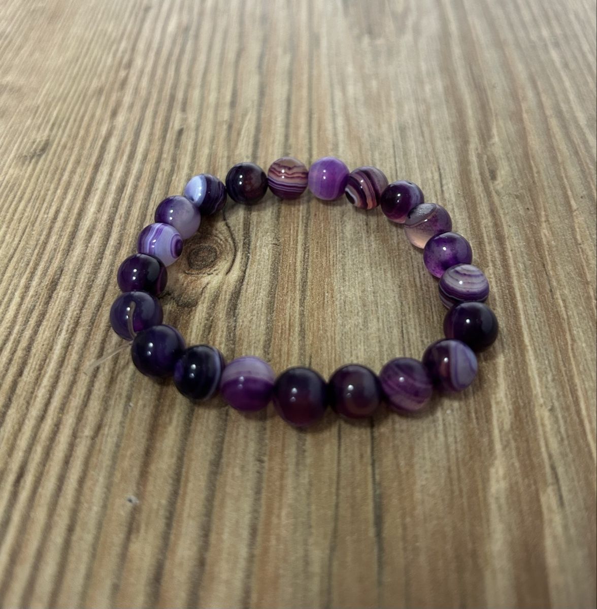 Bracciali & Braccialetti: Purple amethyst beaded bracelet – Usato da brent venduto da fukusapes
