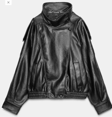 VIRALE ZARA JACKE IN LEDEROPTIK