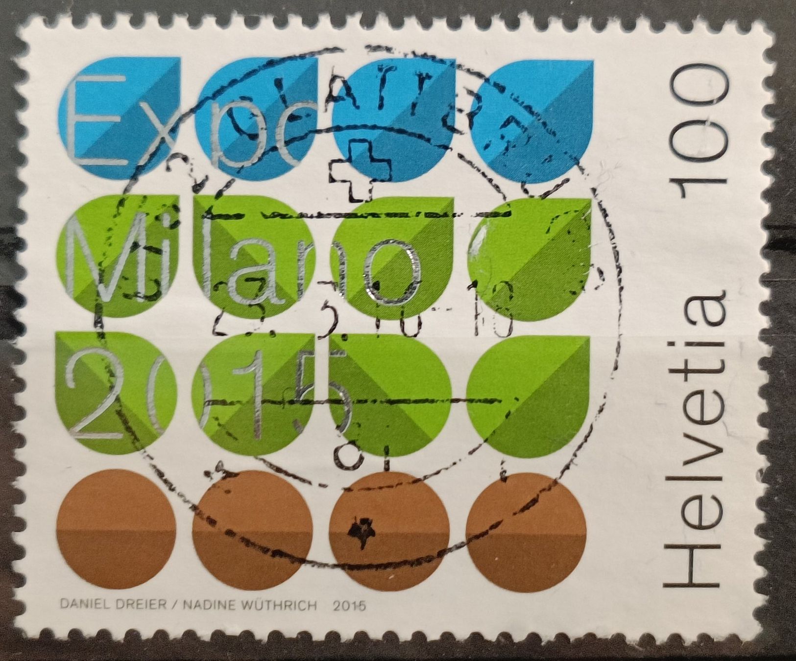Tutti i francobolli: 2015 Expo Milano TOP Stempel – Usato da Dübendorf venduto da goeggi79