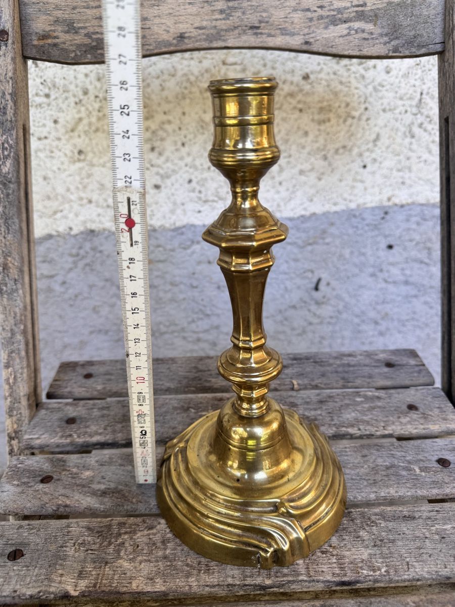 Kerzenständer: Messing Kerzenständer  Régence, um 1720, CHF 700.- – Gebraucht aus Küttigen von Melisch1000 2