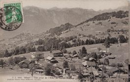 VILLARS - Vue prise de l'Hôtel du Grand-Muveran - 1909