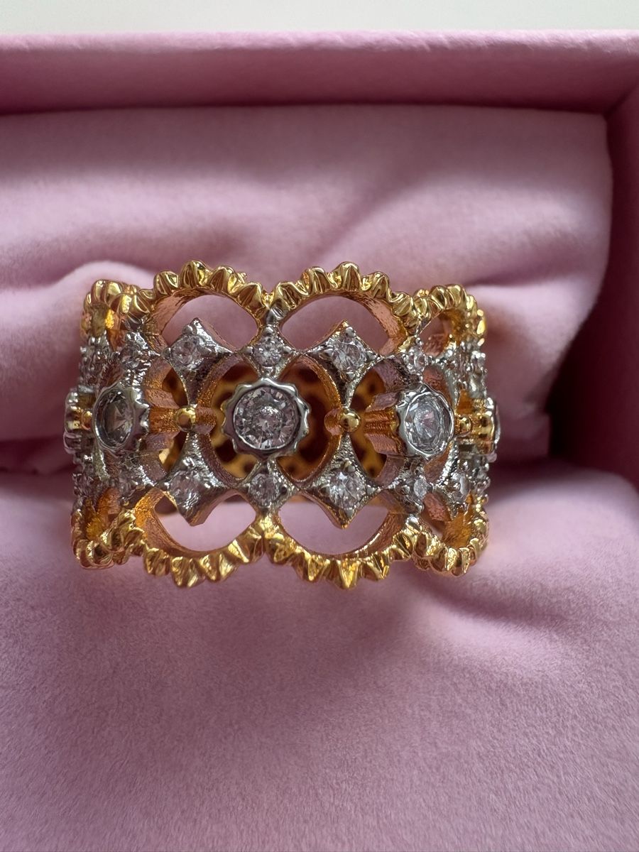 Anelli: Funkelnder Ring Bi Color – Nuovo (secondo la descrizione) da Obbürgen venduto da bugi6868 1