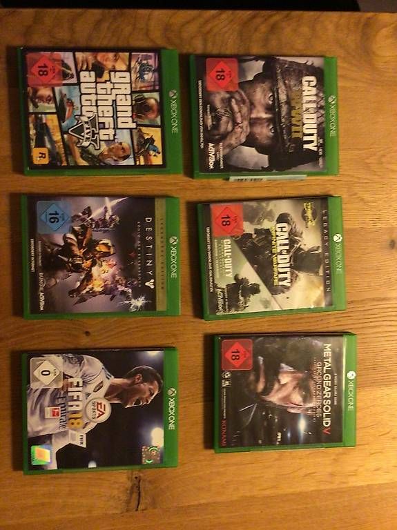 Microsoft Console: Xbox One S mit Kabeln, Controller + 6 Spiele – Usato da Wabern venduto da jdi_926w 2