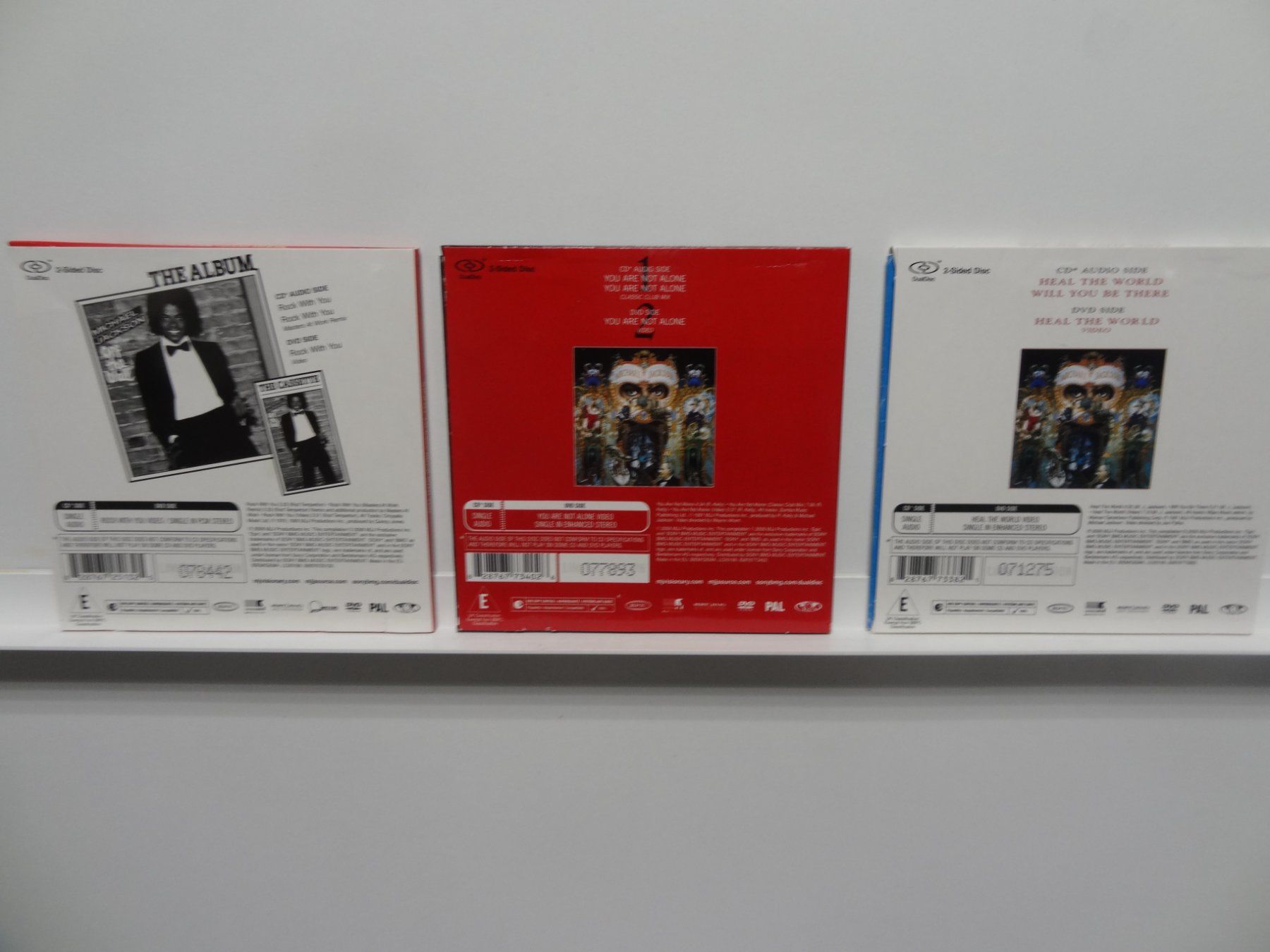 CD: 3 Michael Jackson Visionary DualDisc CDs im Set gebraucht – Usato da luzern venduto da musicandart 1