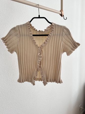 Crop Top beige