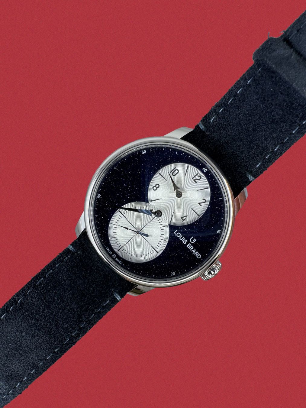 Louis Erard Orologi: Louis Erard Excellence Régulateur Aventurine – Usato da La Chaux-de-Fonds venduto da raguusa2