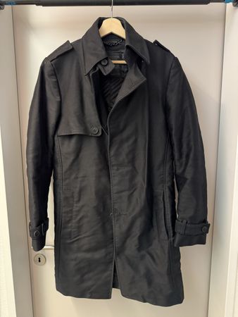 Drykorn Trenchcoat Grösse 48 Schwarz