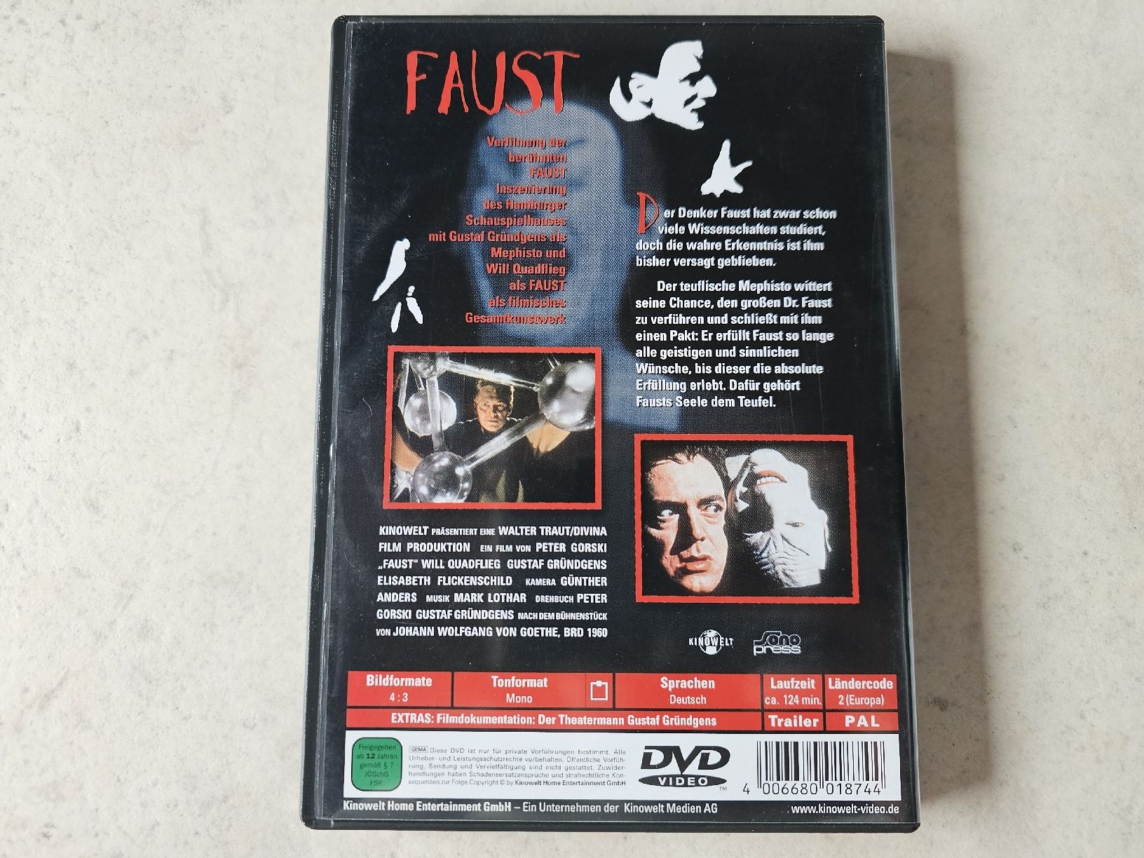 Tutti i DVDs: Faust  /  Arthaus – Usato da Schneisingen venduto da backstore24 1