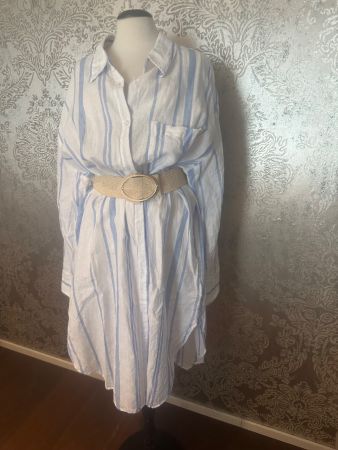 Leinenbluse lang Gr. 40 - neu