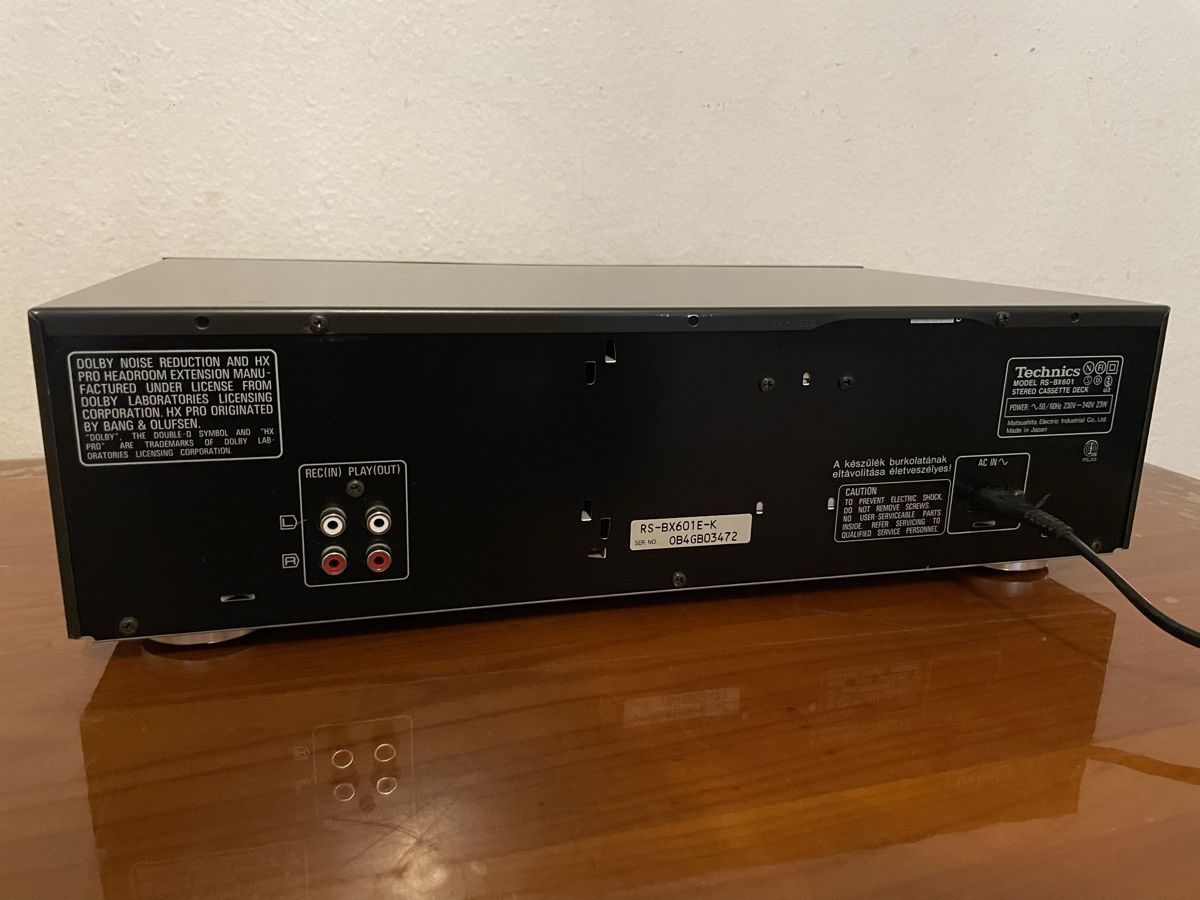 Technics Aufnahmegeräte: Technics RS-BX601 3 HEAD High End Kassettendeck – Gebraucht aus Zürich von semi16 7