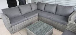 Salon de jardin JUMBO Palmira + Fauteuil - Parfait état