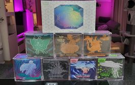 Sealed Pokemon Sammlung inkl. Acryl case
