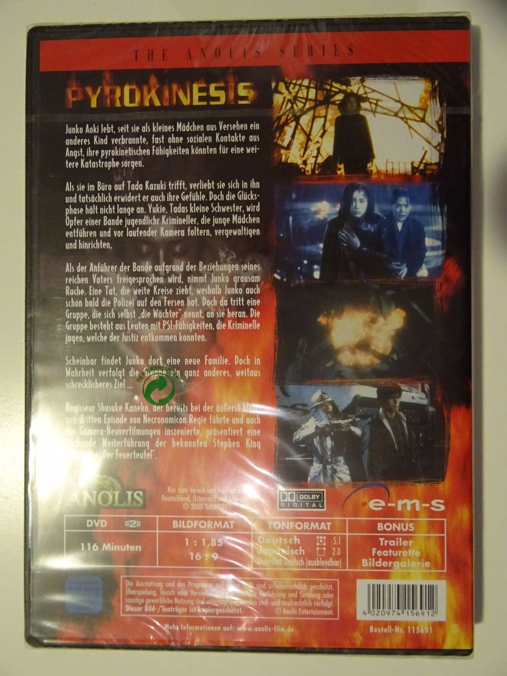 Tutti i DVDs: Pyrokinesis – Nuovo e nell'imballaggio originale da Erstfeld venduto da Mario_boe0 1