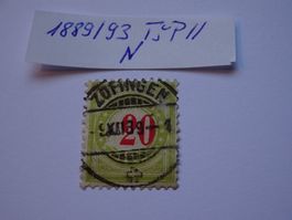 Porto 1889/93 Rahmen (N) Typ ll Vollstempel